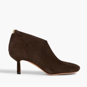 3.1 Philip Lim ID Glove Ankle Bootie in Rich Brown Suede